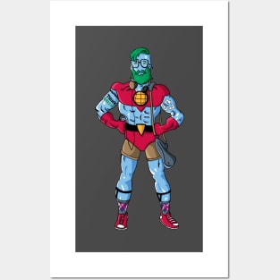 Hipster Captain Planet Posters and Art